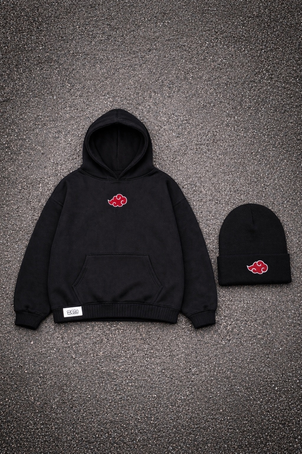 Bluza inspirowana Itachim + Czapka zimowa Akatsuki